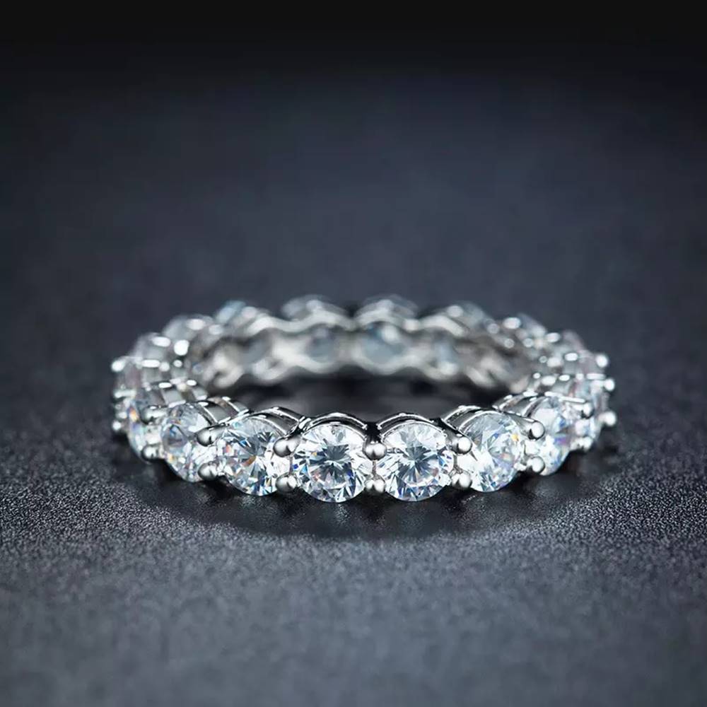 Inel Tennis din Argint Diamond Band