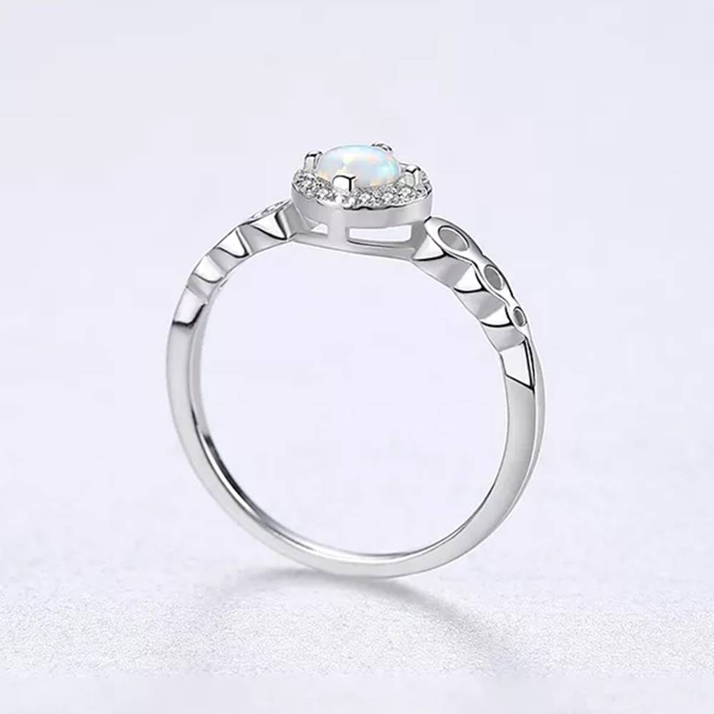 Inel din Argint Opal Fantasy