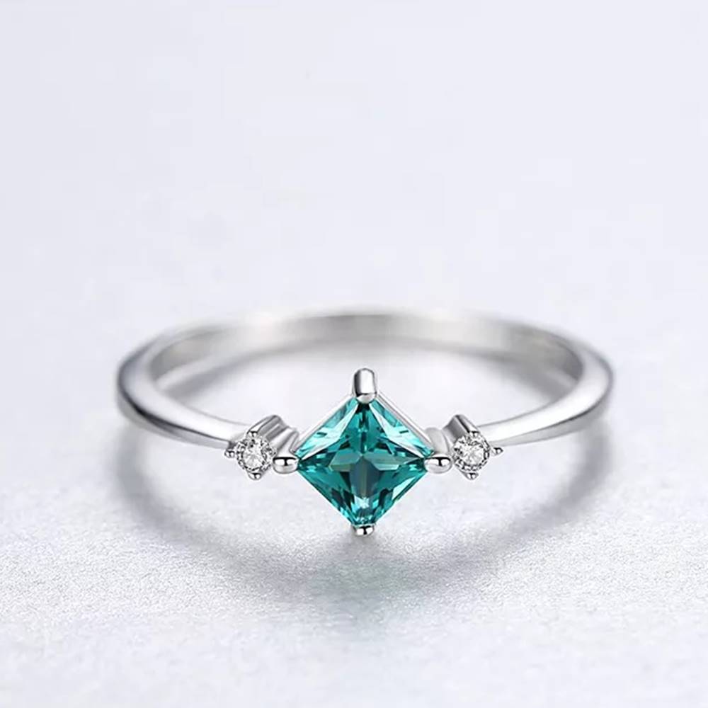 Inel din Argint Emerald Promise