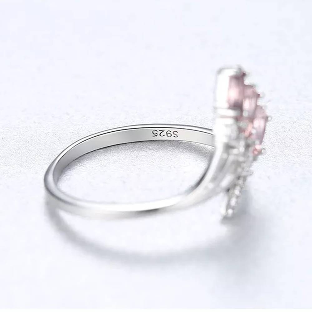 Inel reglabil din Argint Colourful Roses