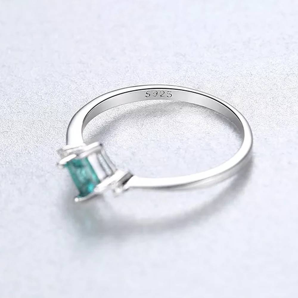 Inel din Argint Emerald Promise