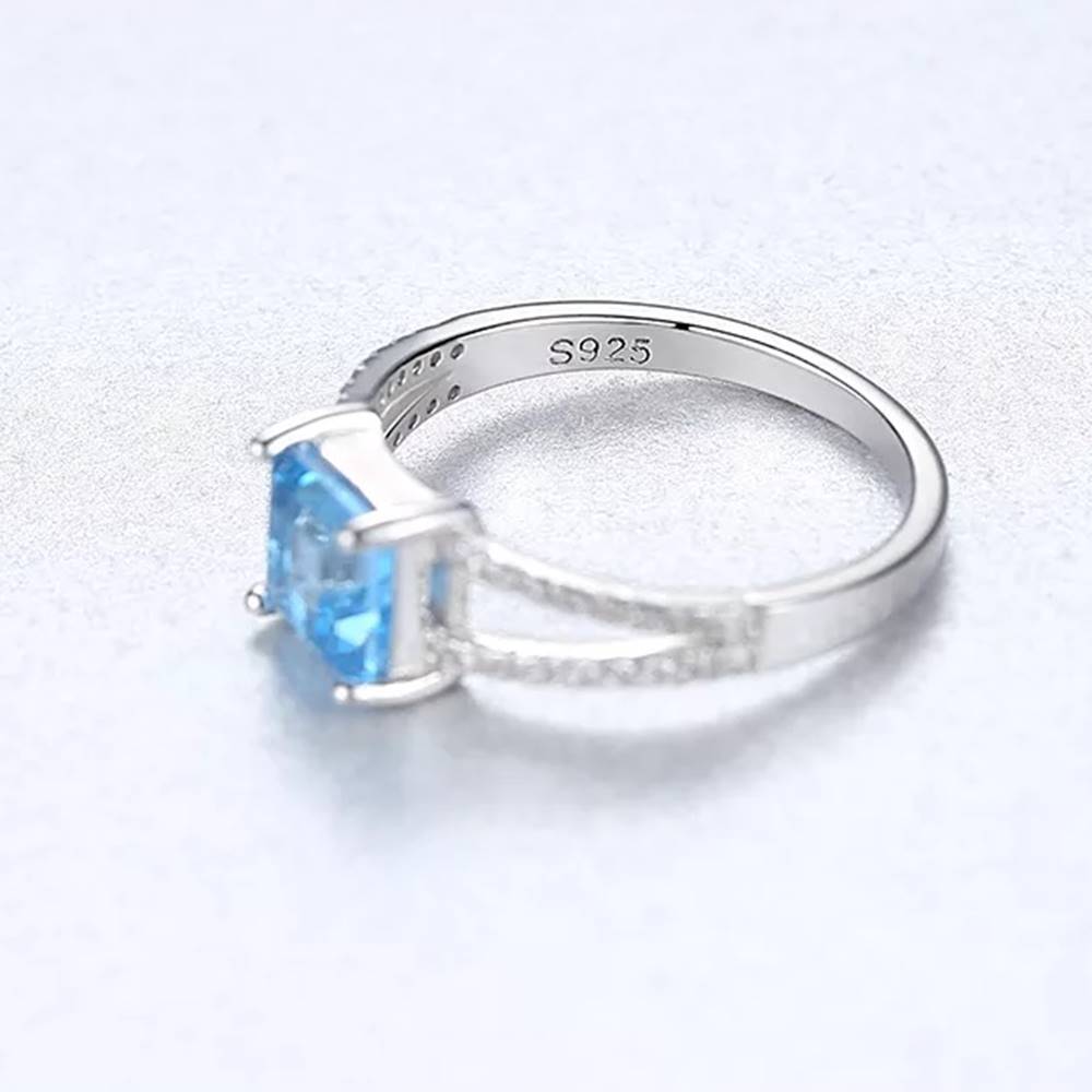 Inel din Argint Sapphire Diamonds
