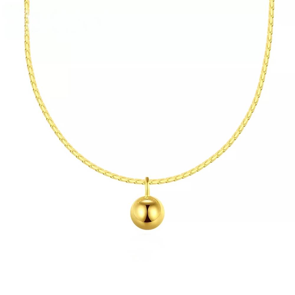Colier din Argint Gold Beads