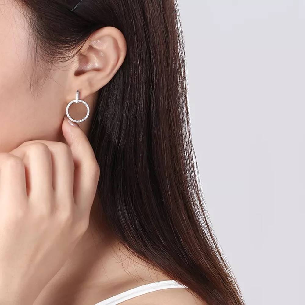 Cercei din Argint Circle Aretes