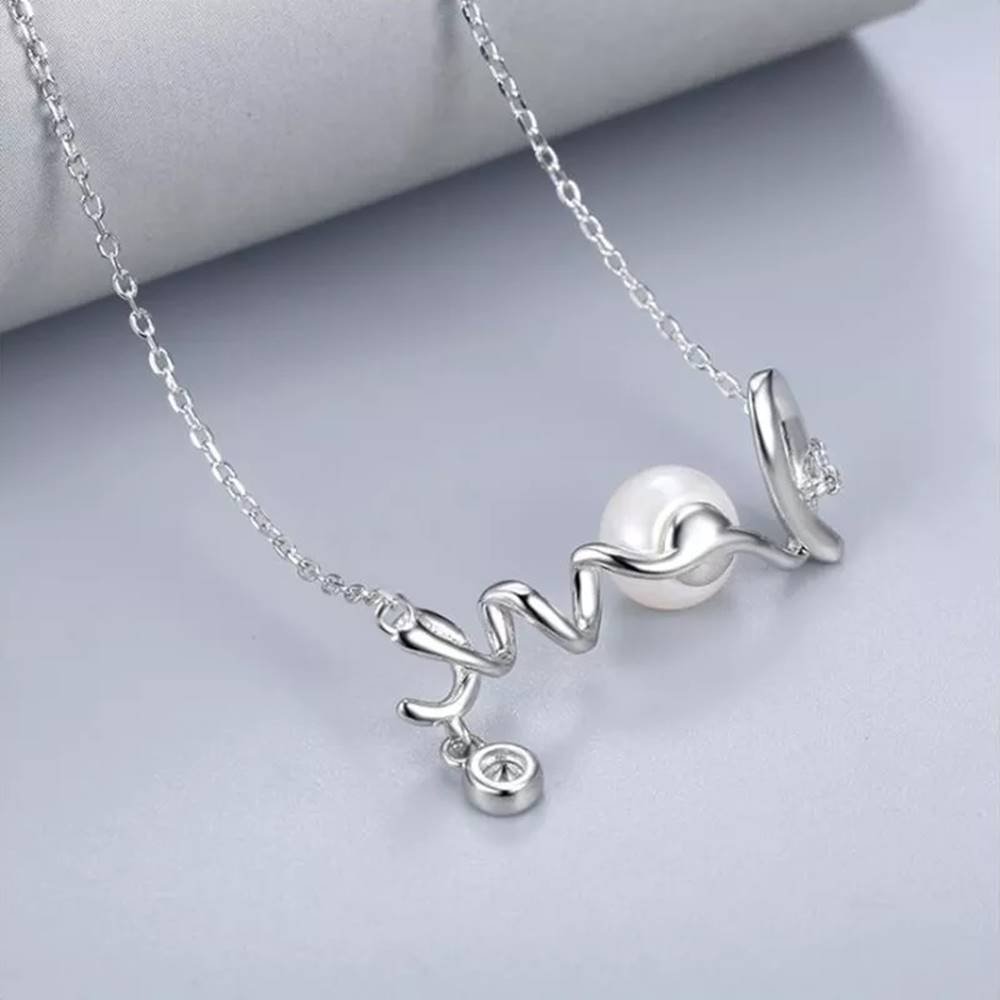 Colier din Argint Love Pearl