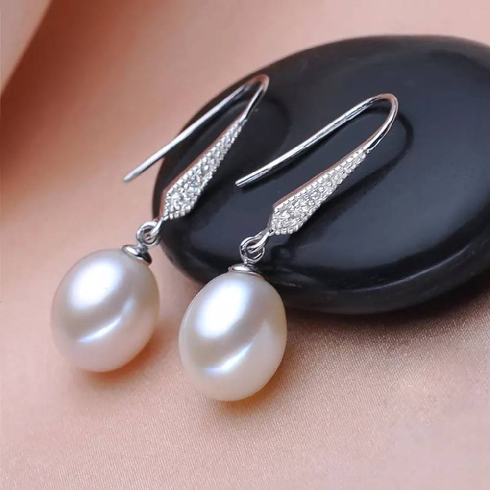 Cercei din Argint Luxury Pearl