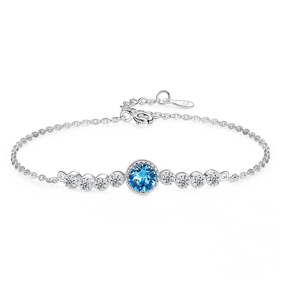 Bratara din Argint Blue Crystal