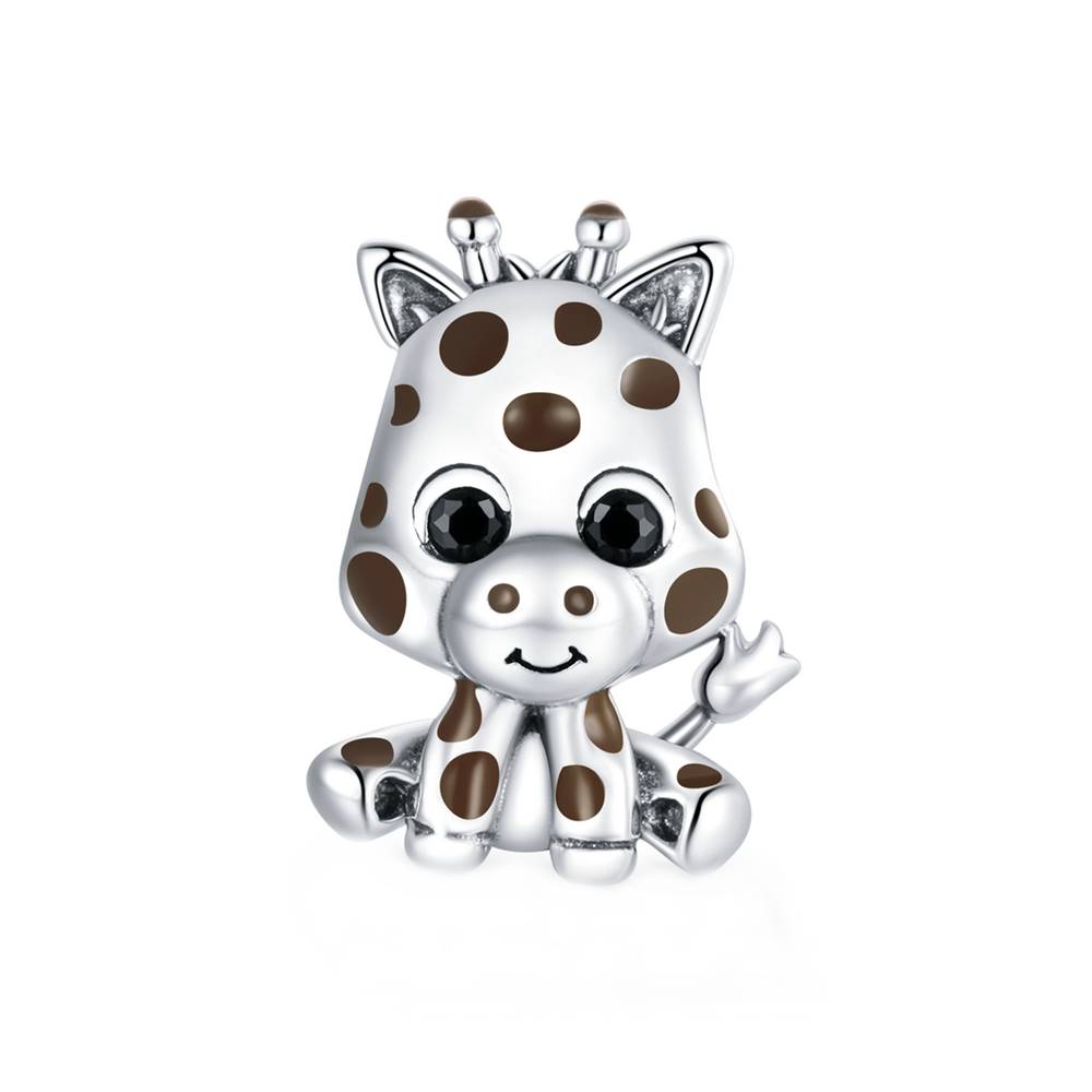 Talisman din Argint Baby Giraffe