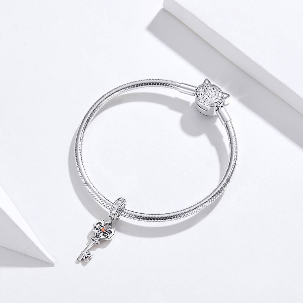 Talisman din Argint Heart Lock