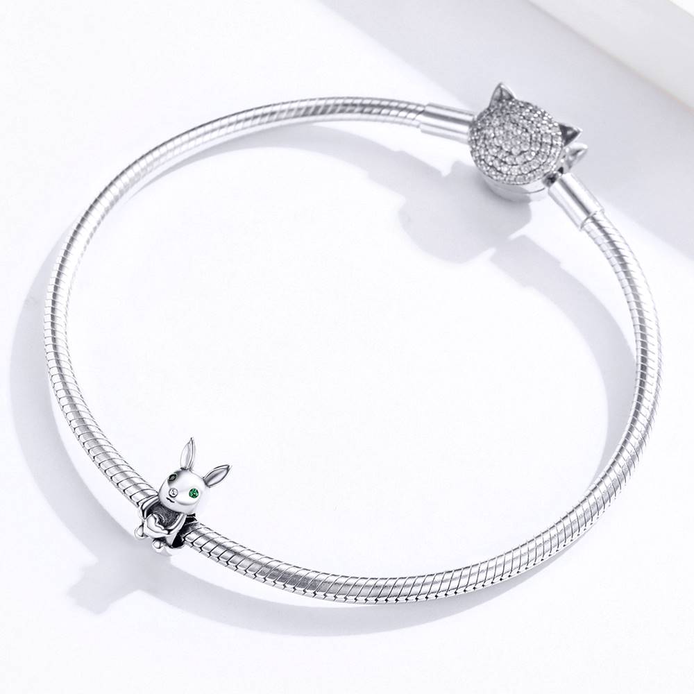 Talisman din Argint Cute Rabbit