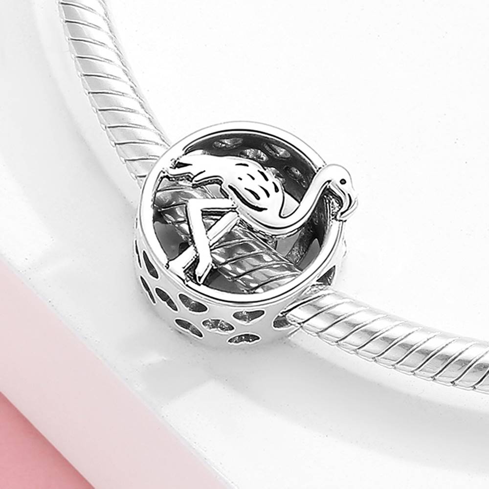 Talisman din Argint Flamingo