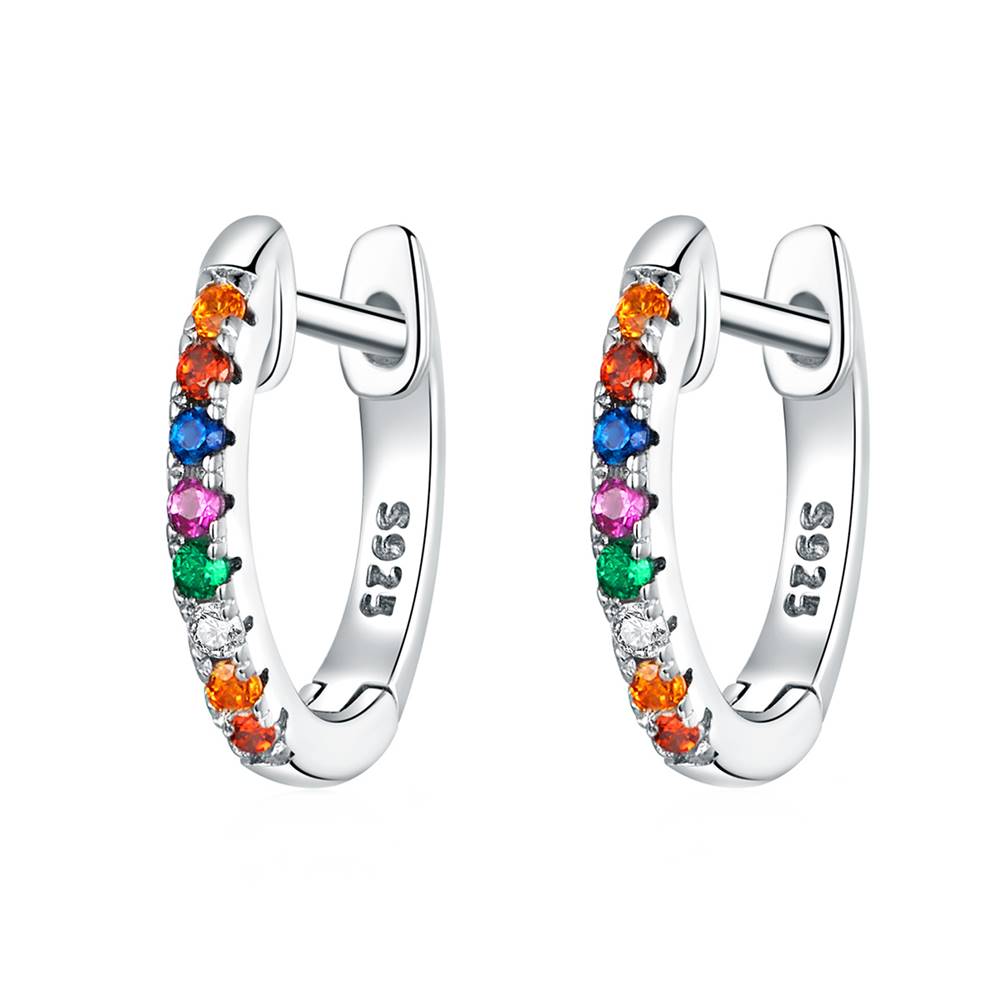 Cercei din Argint Round Zircon