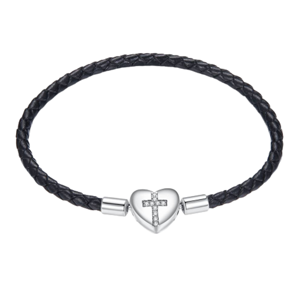 Bratara din Argint Cross Heart