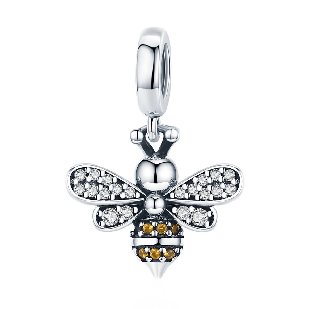 Talisman din Argint Diamond Bee