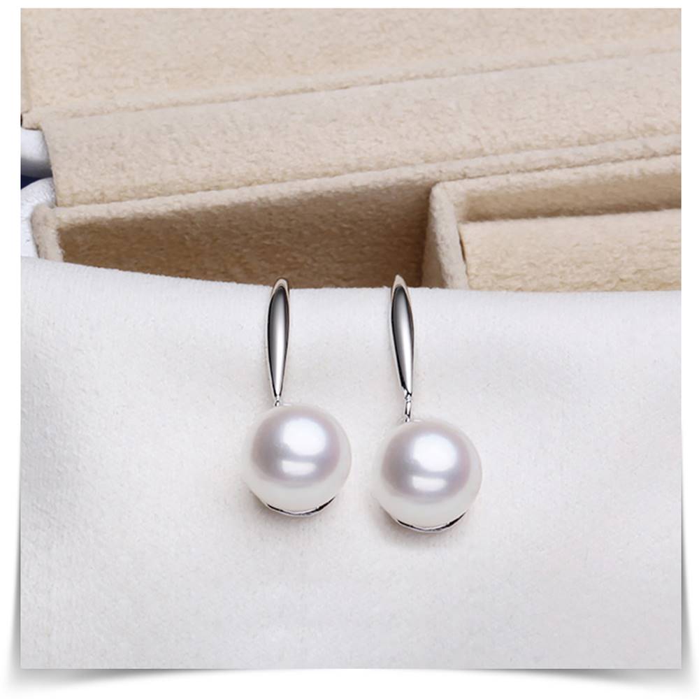 Cercei din Argint Simple Pearls