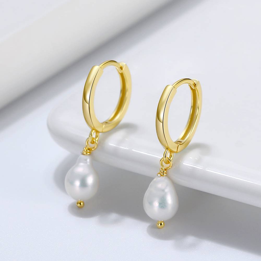 Cercei din Argint Baroque Pearl