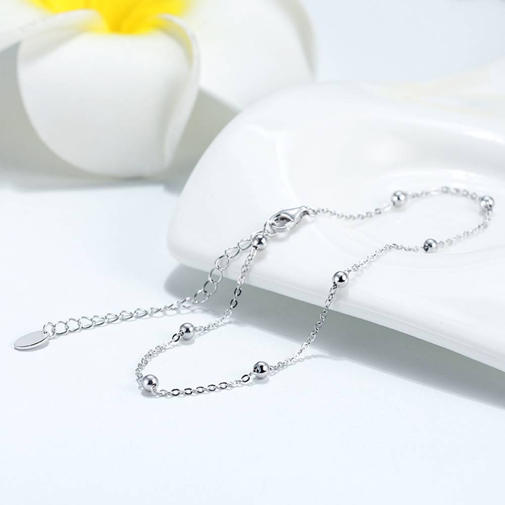 Bratara de picior din Argint cu bilute Astra Silver