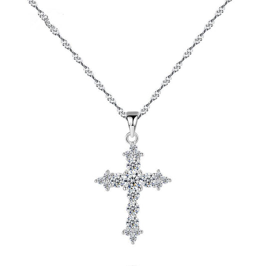 Colier din Argint Diamond Cross