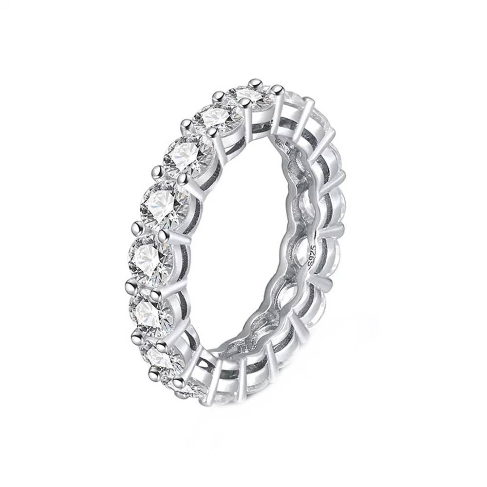 Inel Tennis din Argint Diamond Band