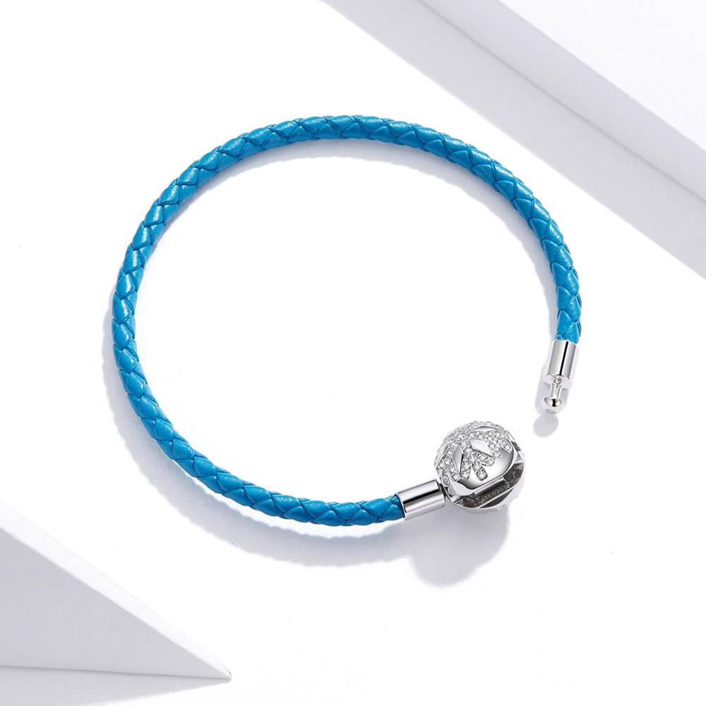 Bratara pentru Talismane din Argint Blue Hope