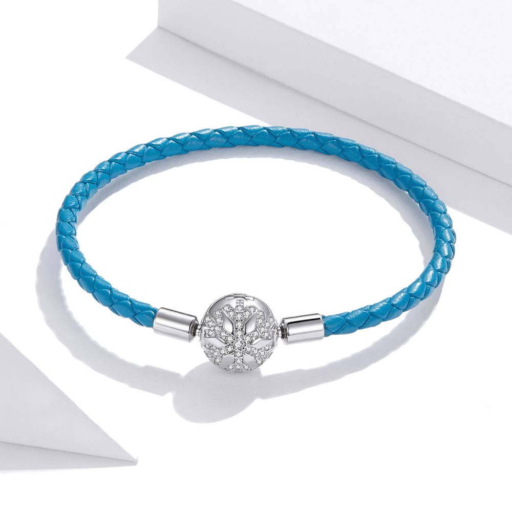 Bratara pentru Talismane din Argint Blue Hope
