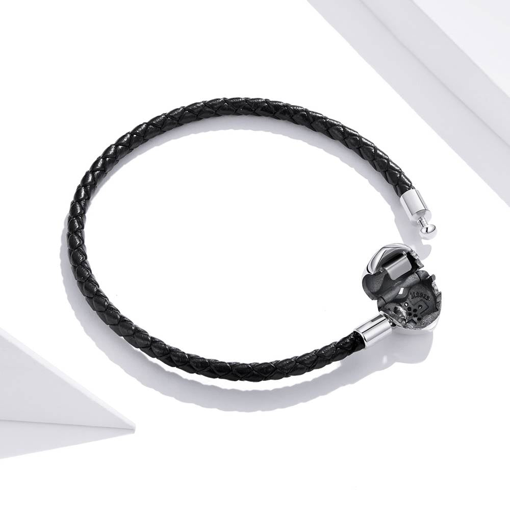 Bratara pentru Talismane din Argint Cross Heart