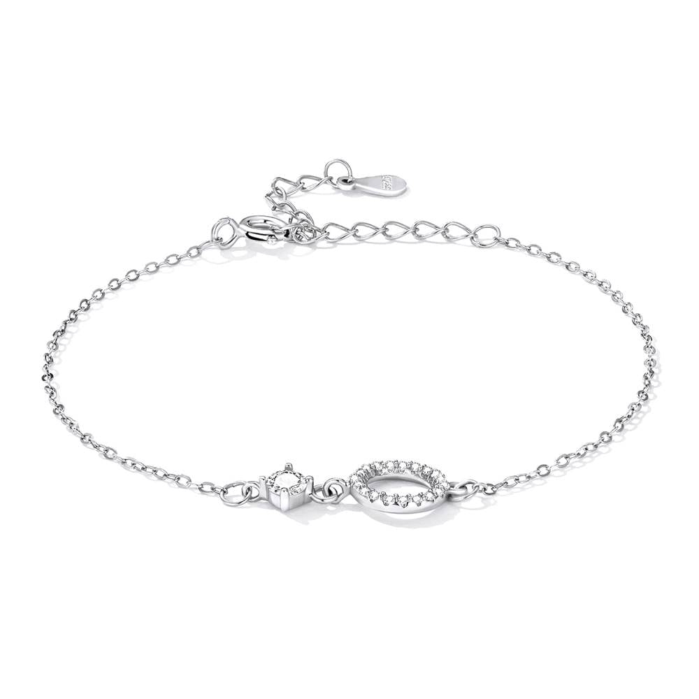 Bratara din Argint Diamond Circle