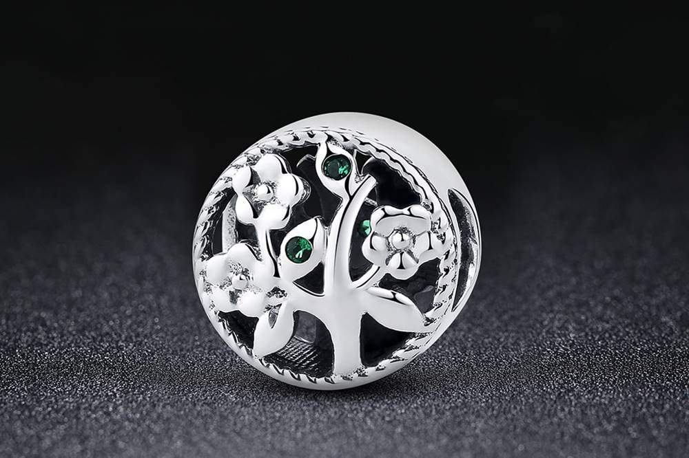 Talisman din Argint Flower Tree