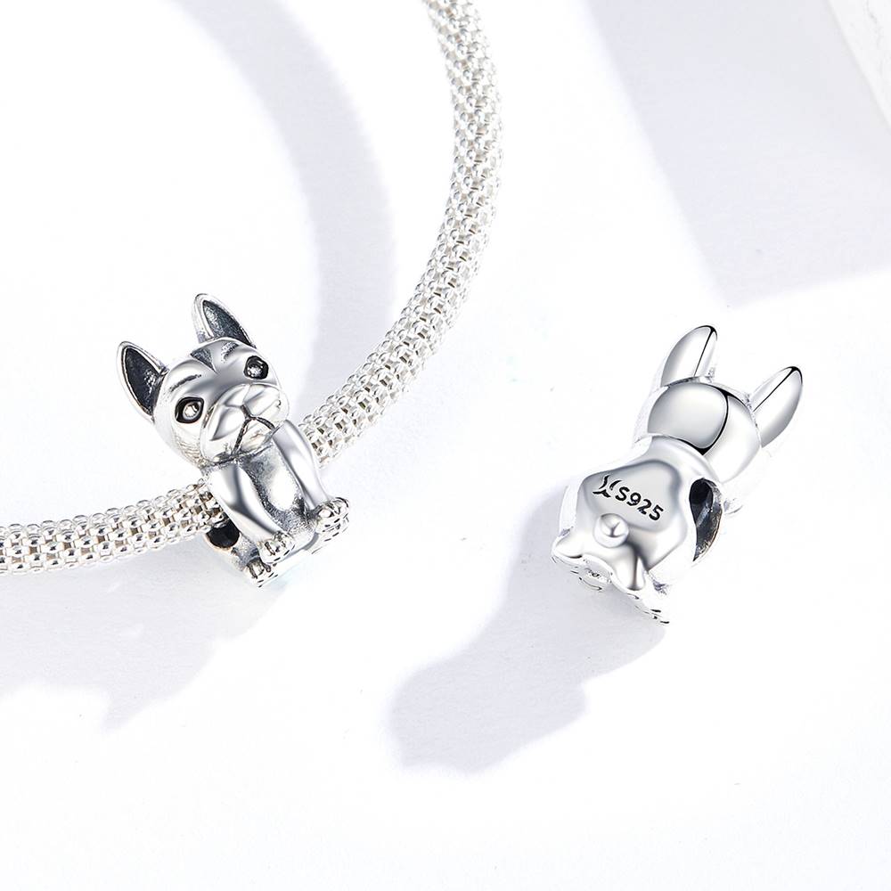 Talisman din Argint Cute French Bulldog