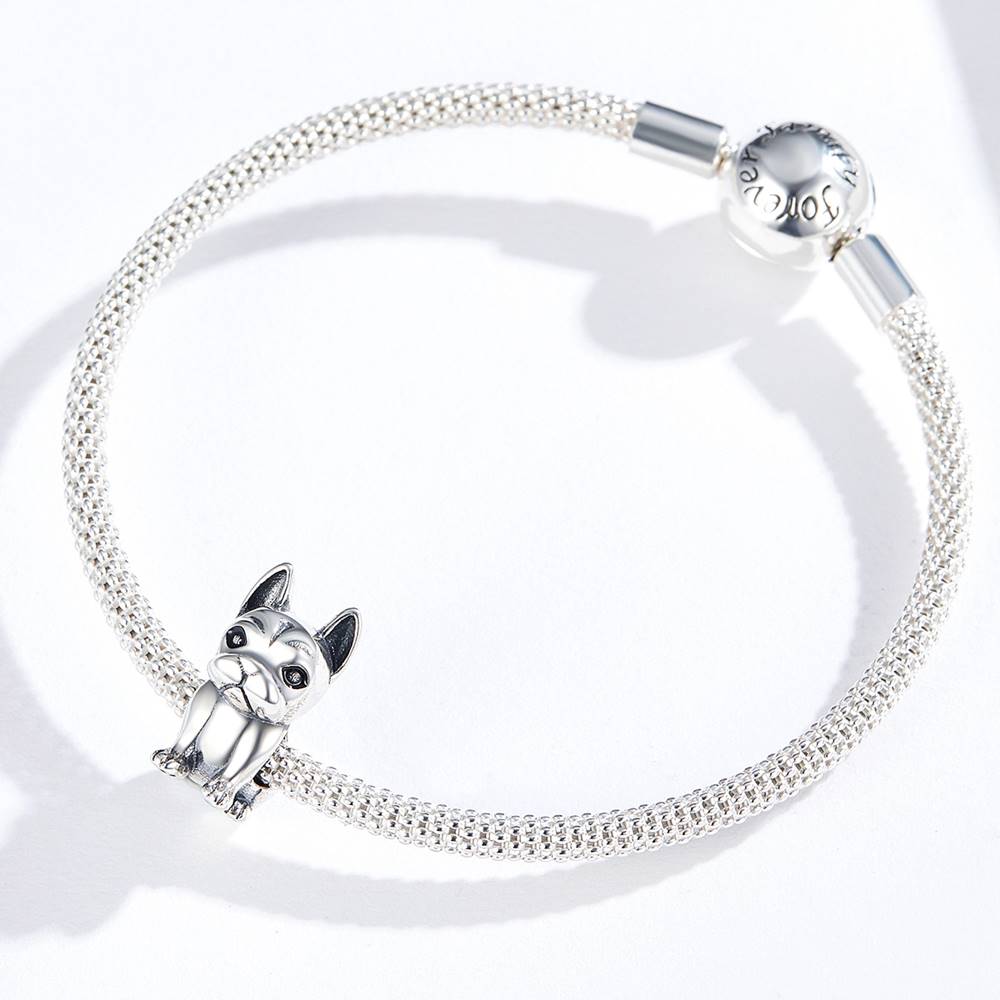 Talisman din Argint Cute French Bulldog