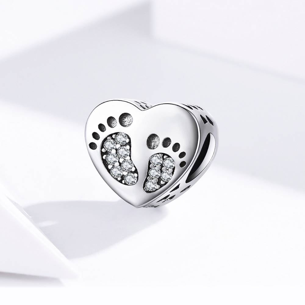 Talisman din Argint Kids Footprints