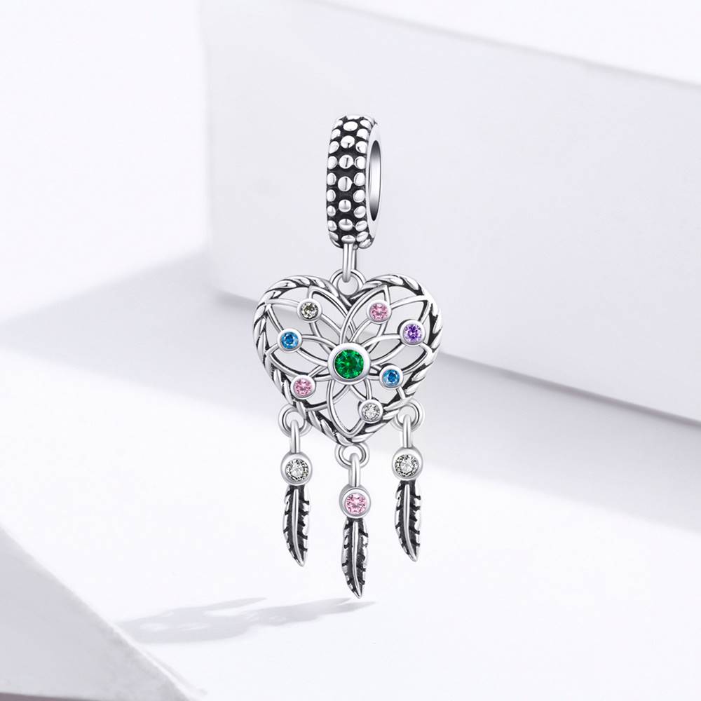 Talisman din Argint Rainbow Dreamcatcher