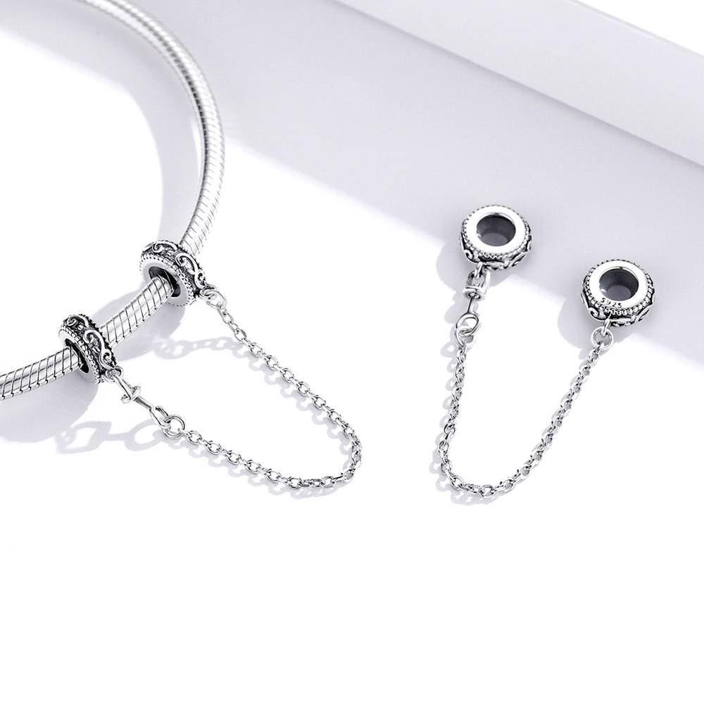 Talisman din Argint Chain of Love cu Lantisor de Siguranta