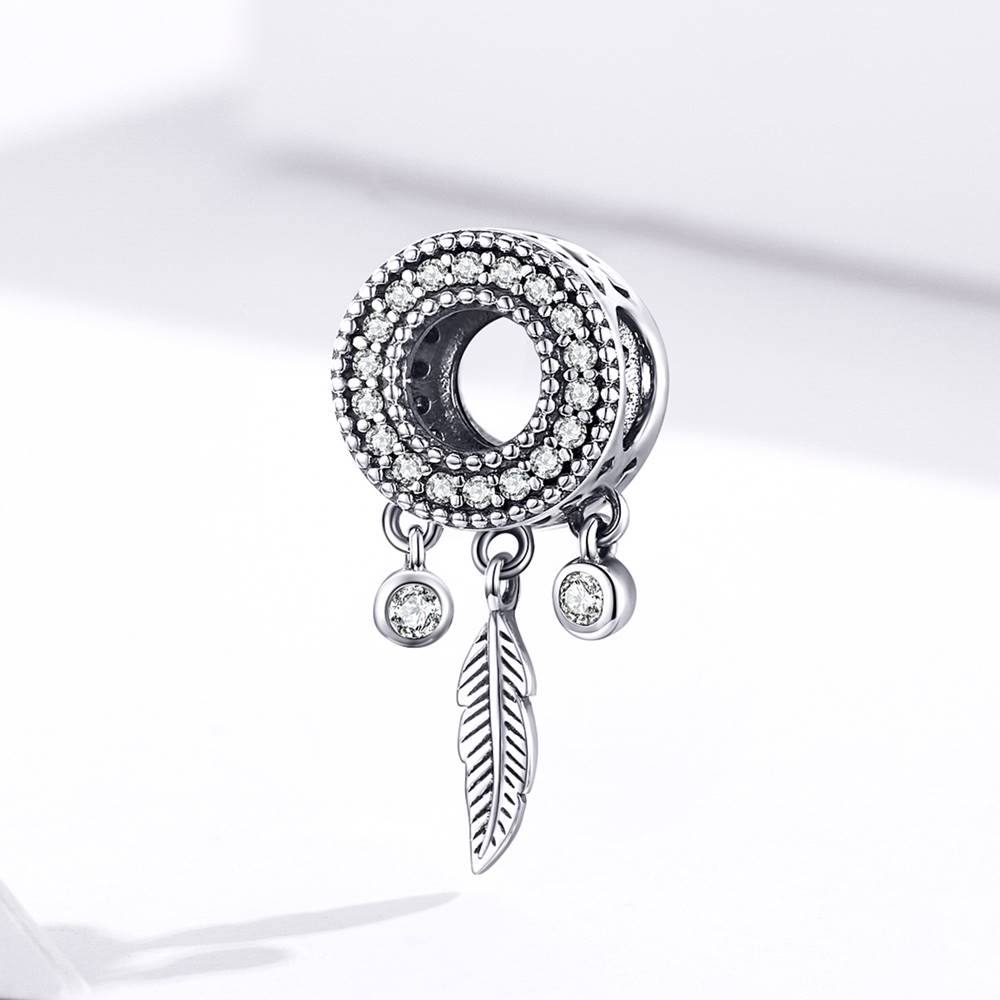 Talisman din Argint Diamond Feather