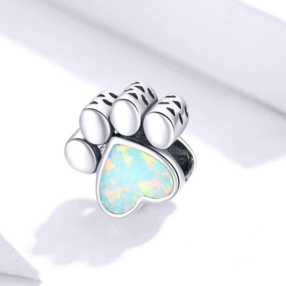 Talisman din Argint Cute Dog Paw