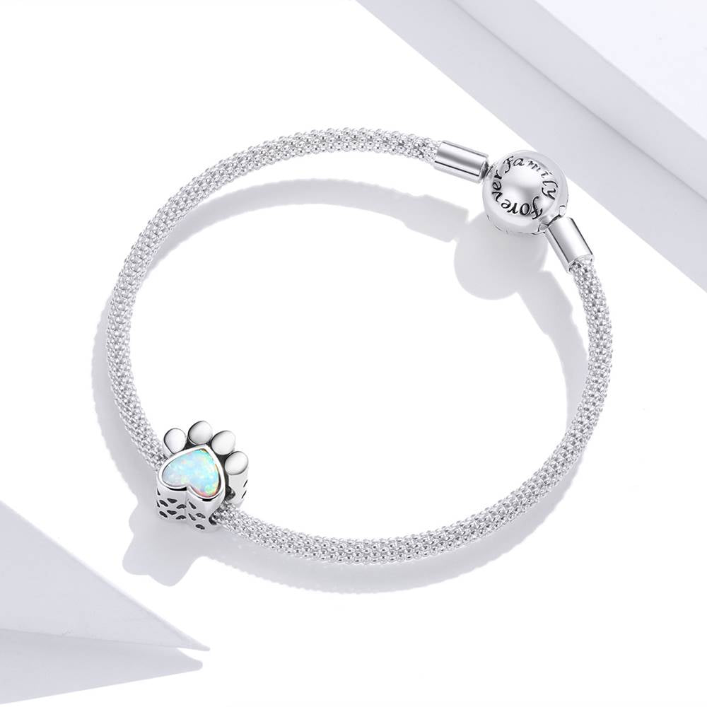 Talisman din Argint Cute Dog Paw