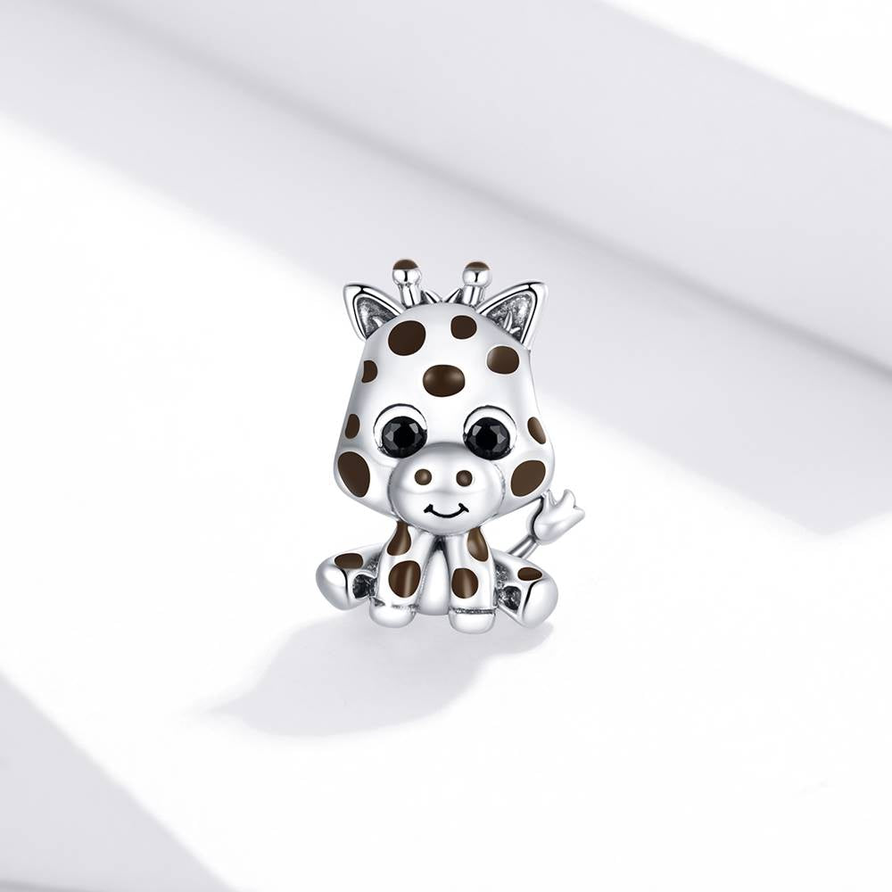 Talisman din Argint Baby Giraffe