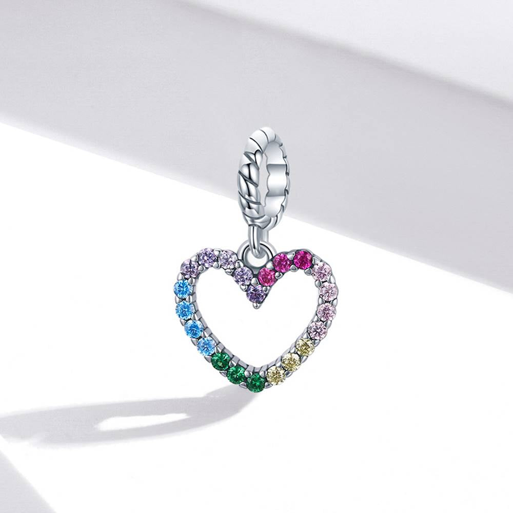 Talisman din Argint Cute Rainbow Love