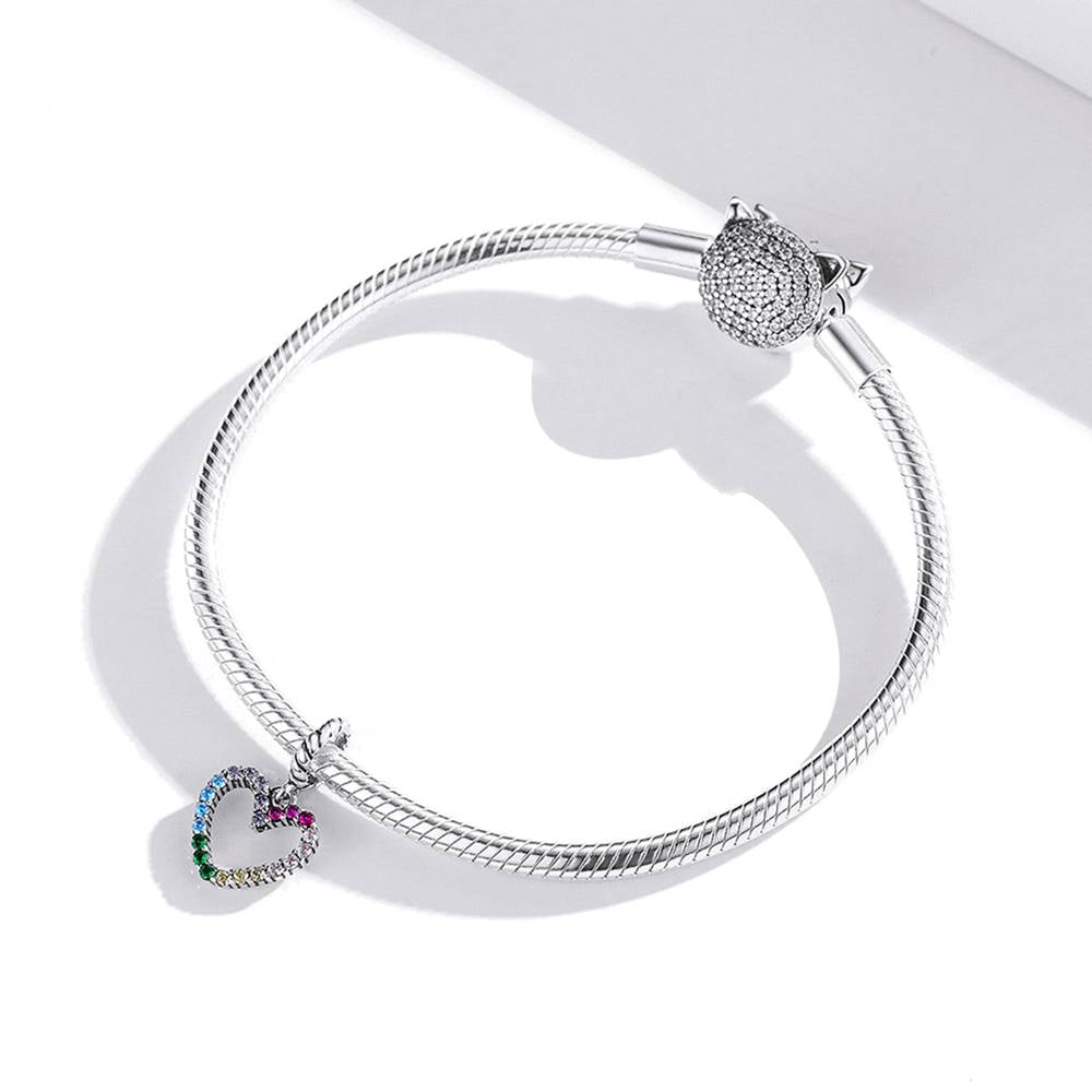 Talisman din Argint Cute Rainbow Love