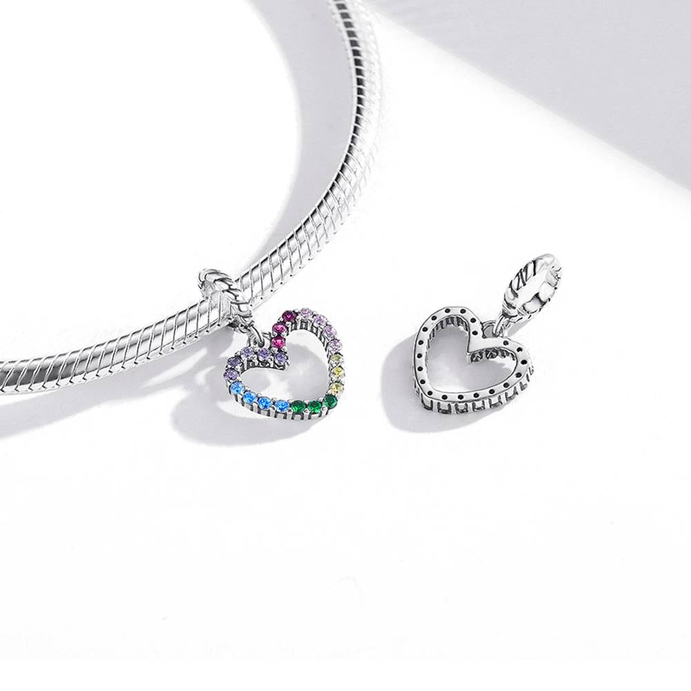Talisman din Argint Cute Rainbow Love