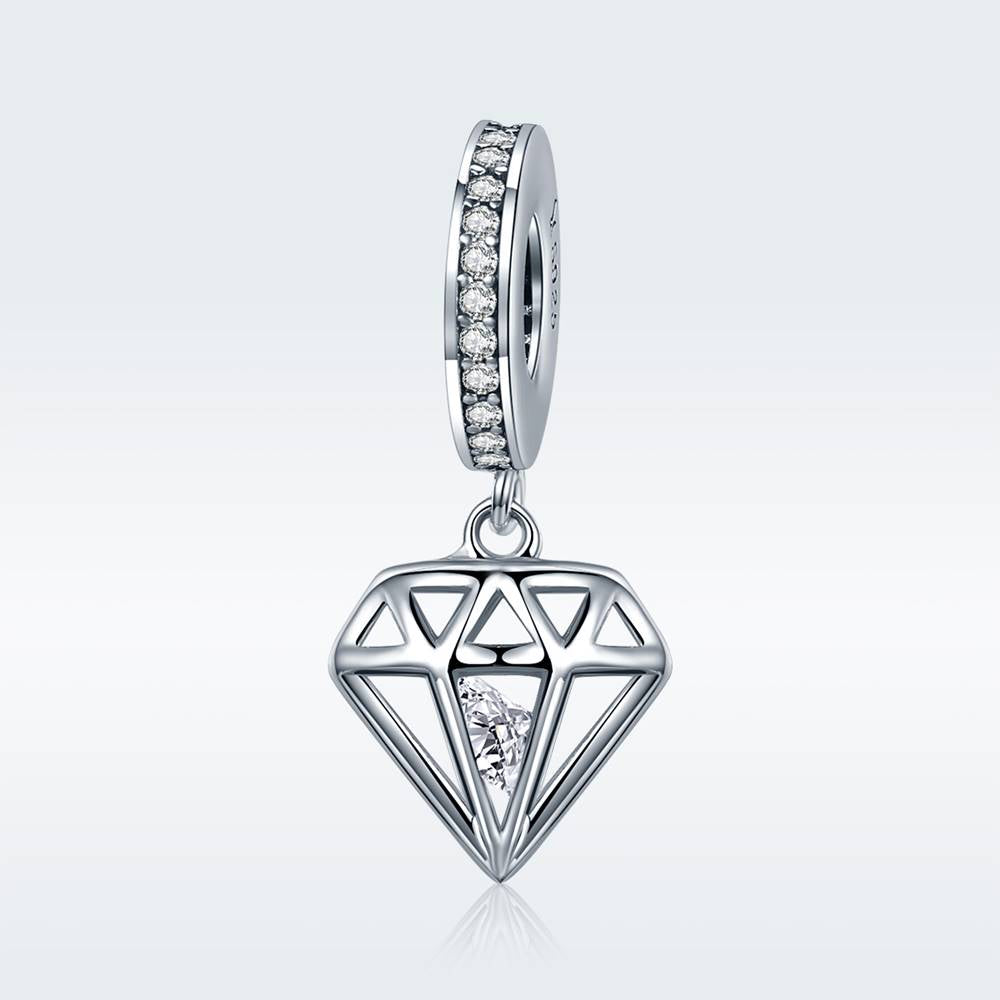 Talisman din Argint Geometric Diamond
