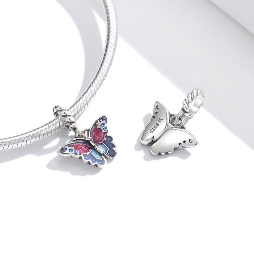 Talisman din Argint Fantasy Butterfly