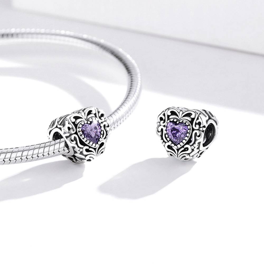 Talisman din Argint Mysterious Heart