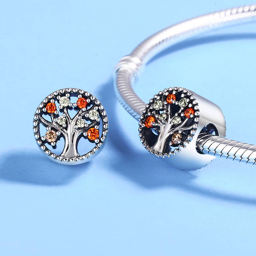 Talisman din Argint Tree of Life Diamonds