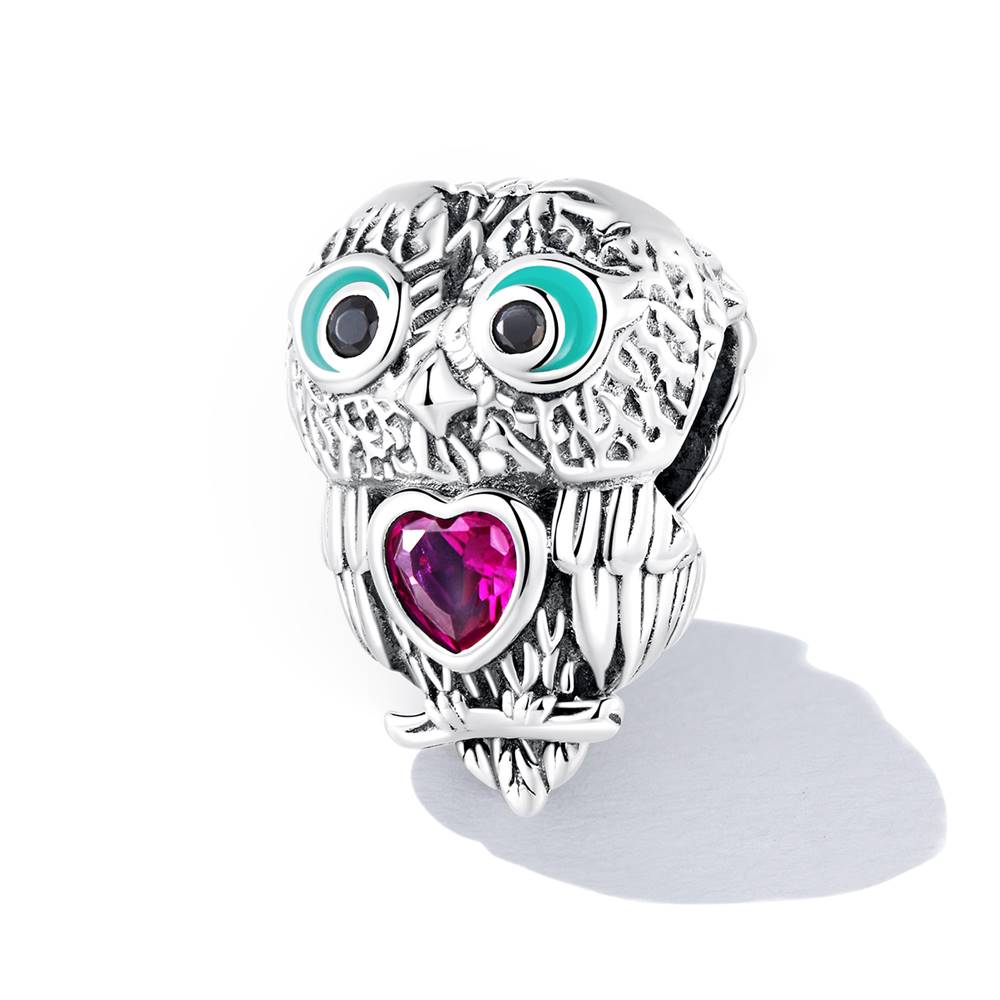 Talisman din Argint Cute Owl
