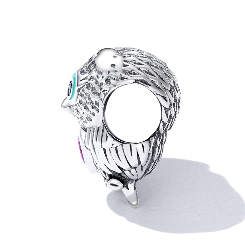 Talisman din Argint Cute Owl