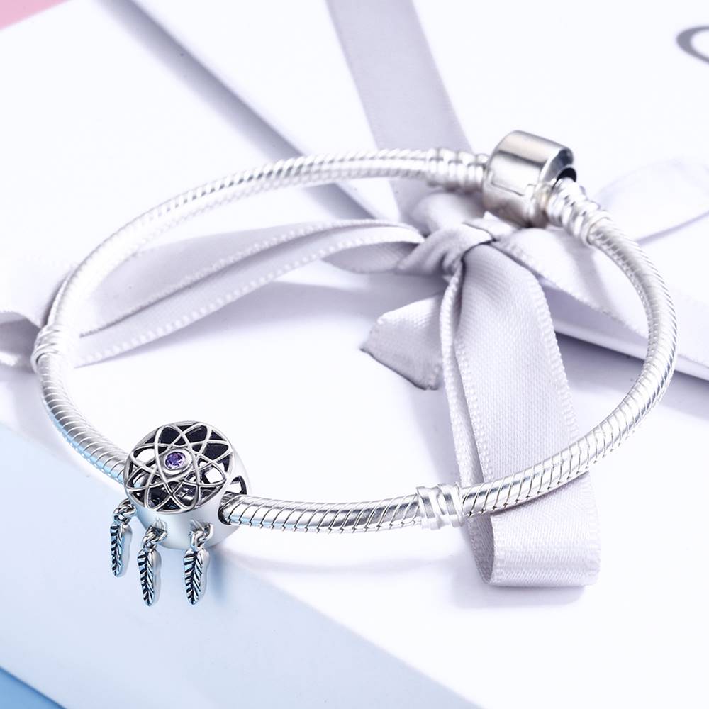 Talisman din Argint Shiny Dreamcatcher
