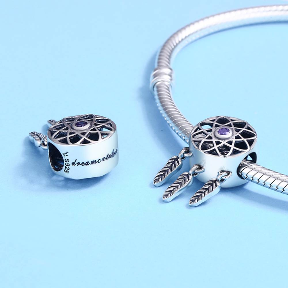 Talisman din Argint Shiny Dreamcatcher