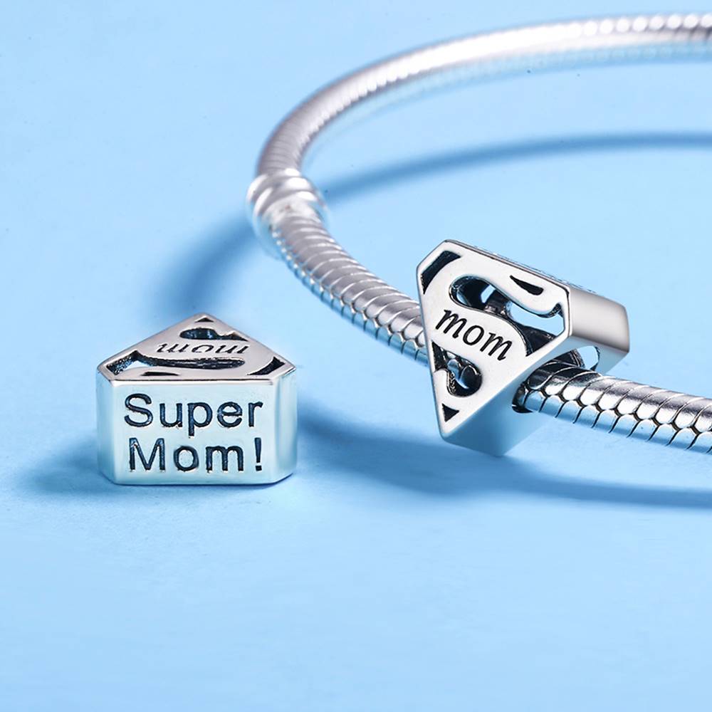 Talisman din Argint Super Mom