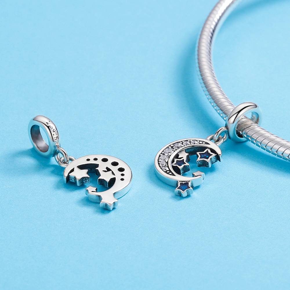 Talisman din Argint Moon and Stars